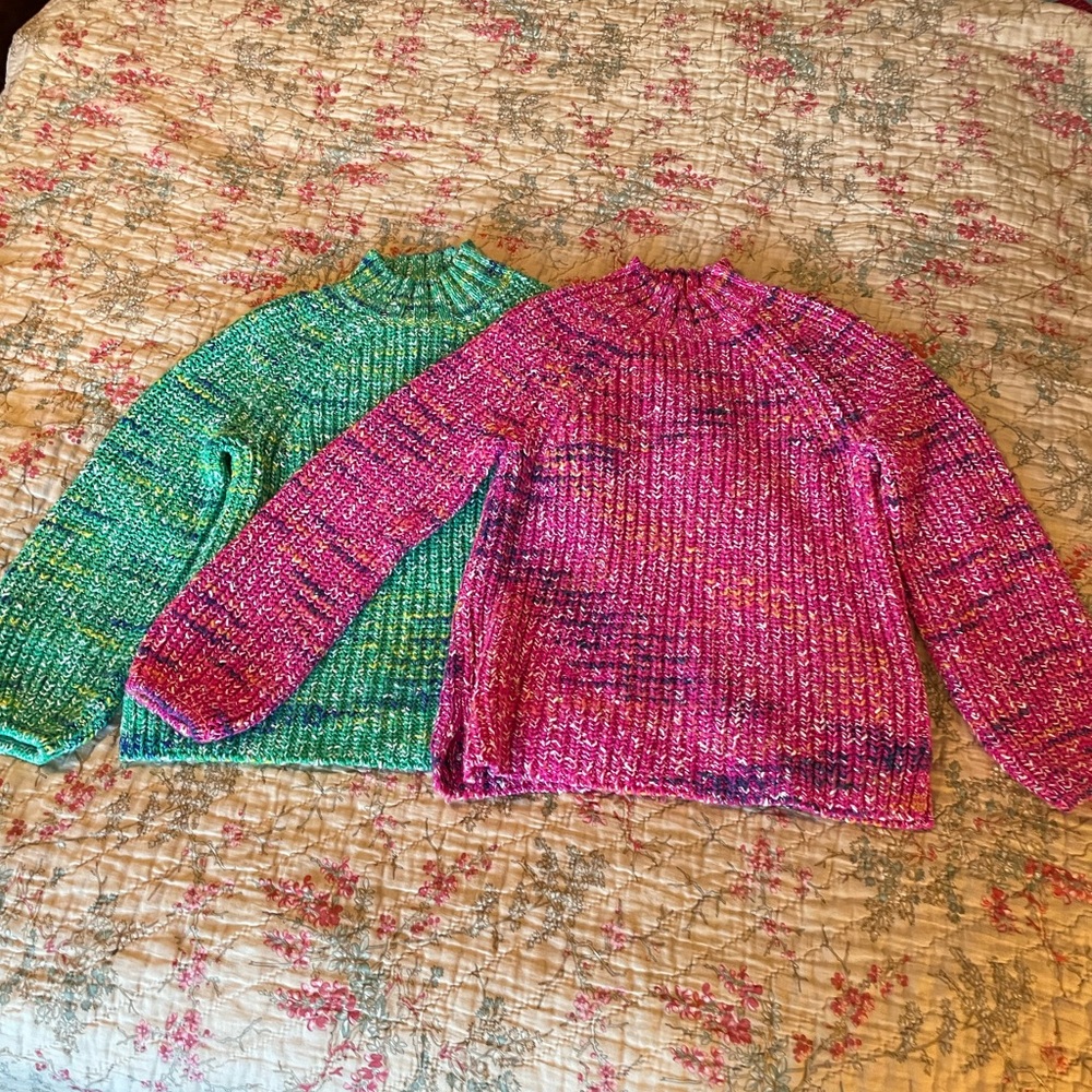 TWO GAP Cotton Sweaters Mock Neck